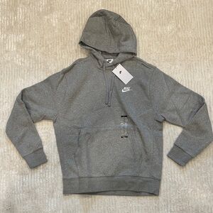 Nike Men's Charcoal Gray Pullover Hoodie